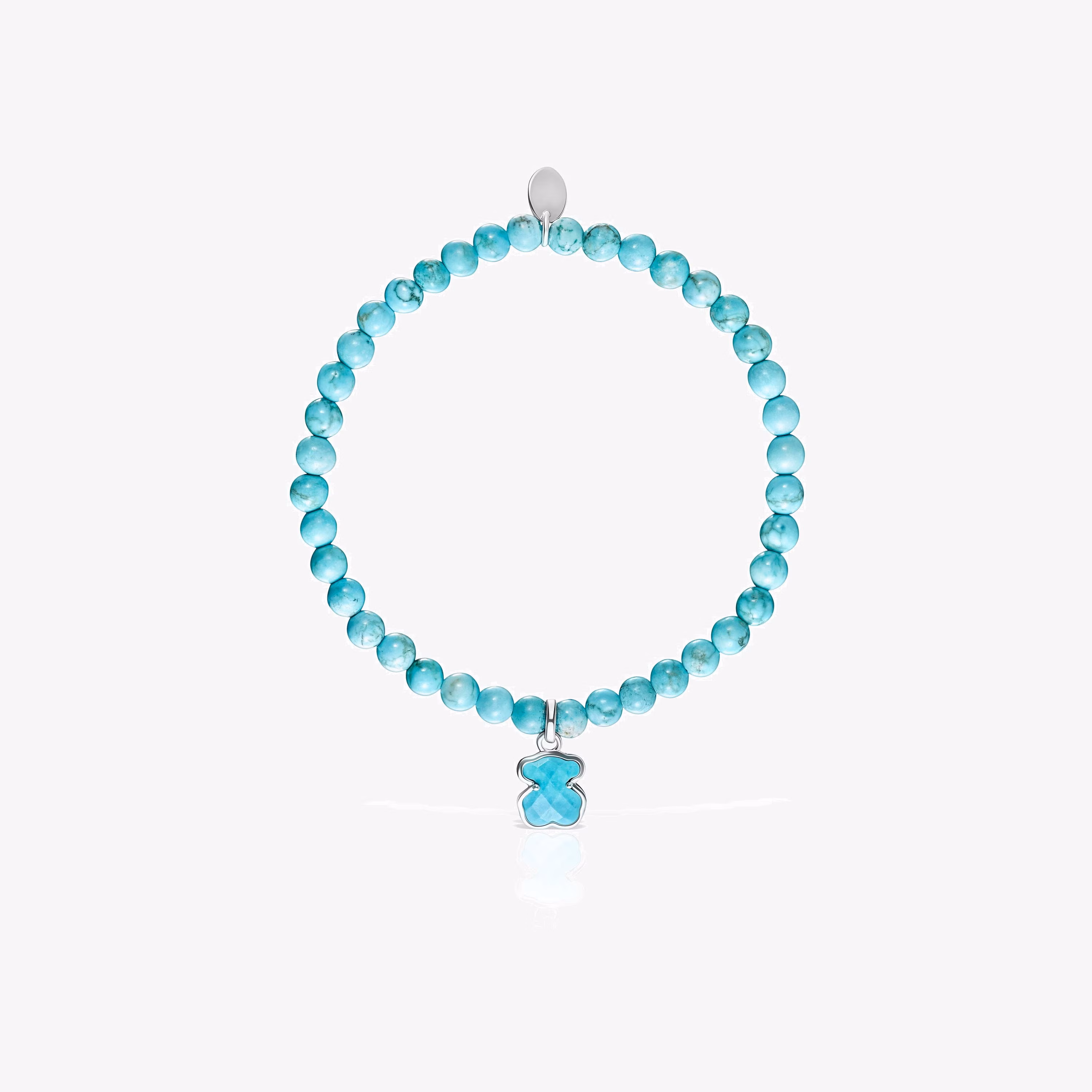 Pulsera de plata y magnesitas TOUS Icon Color