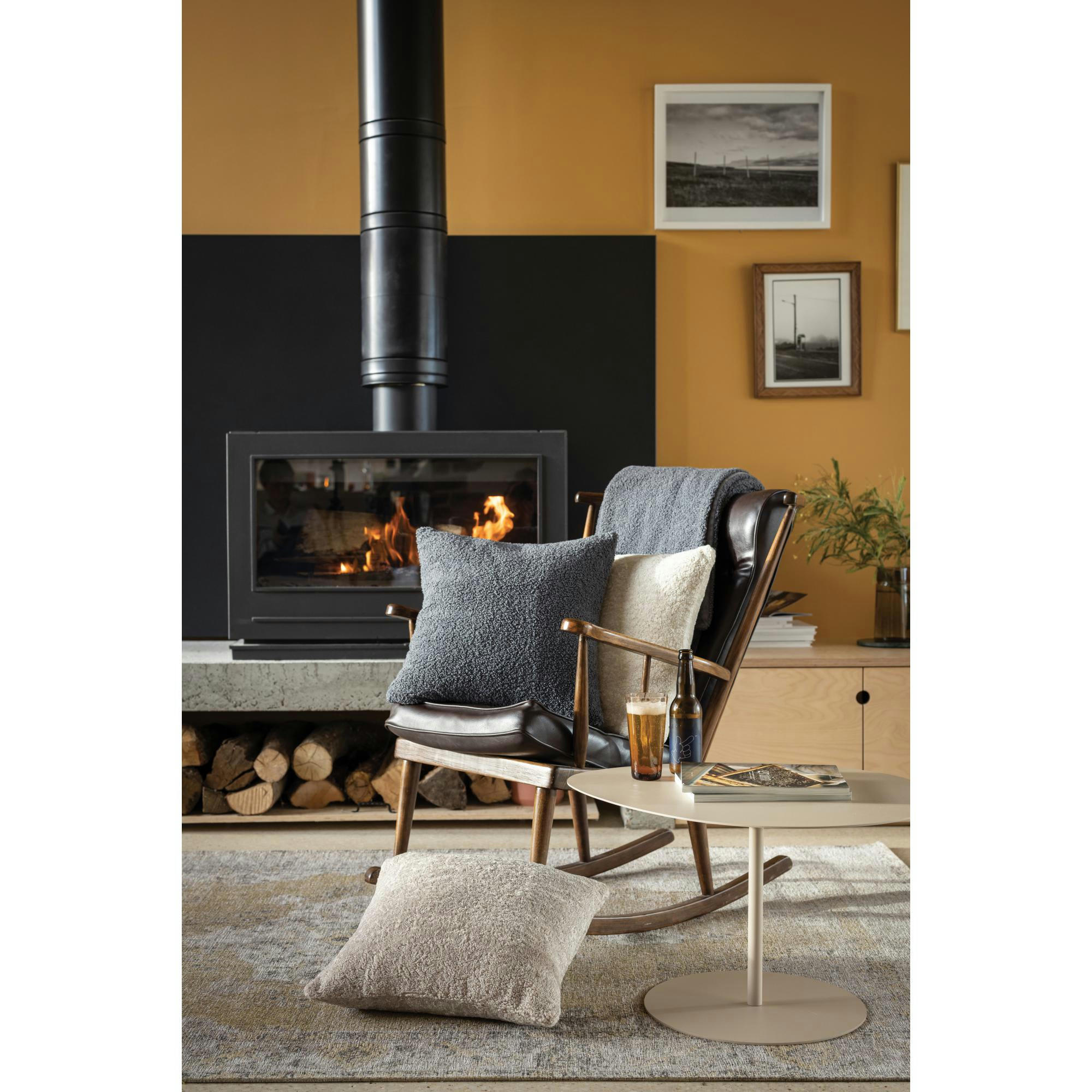 BARRY - Plaid  en polyester carbone 130 x 160