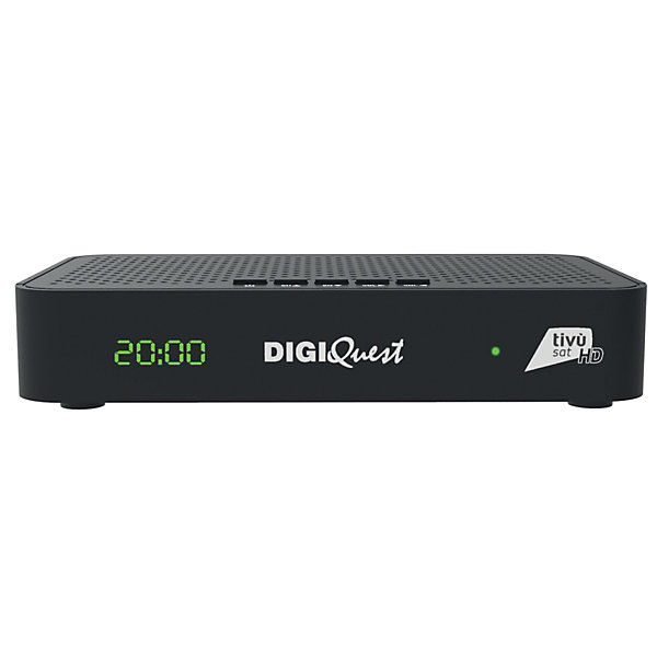DigiQuest Maximo Combo DVB-S2 T2 Récepteur Tivusat avec carte MERLIN HD activée DIGIQUEST