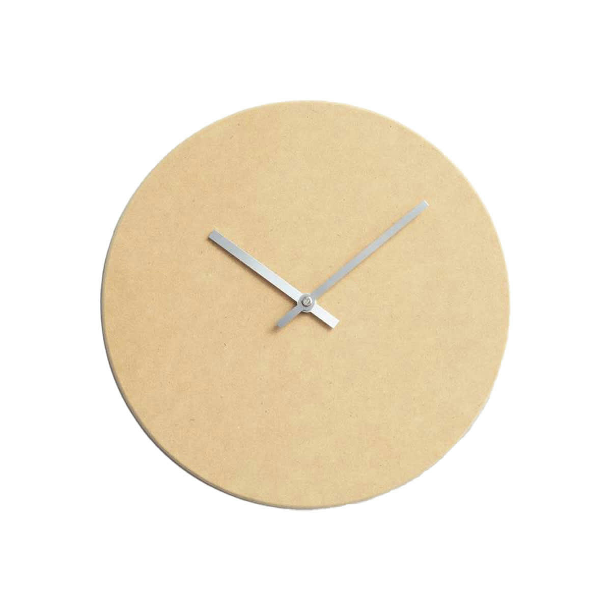 - Horloge murale en bois jaune D28cm