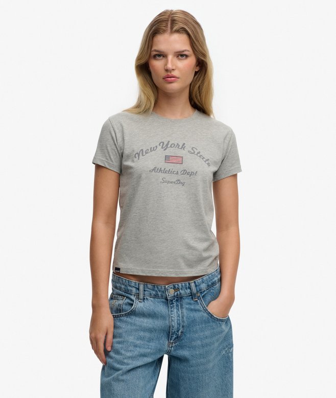 Athletic Essentials Fitted Graphic T-Shirt