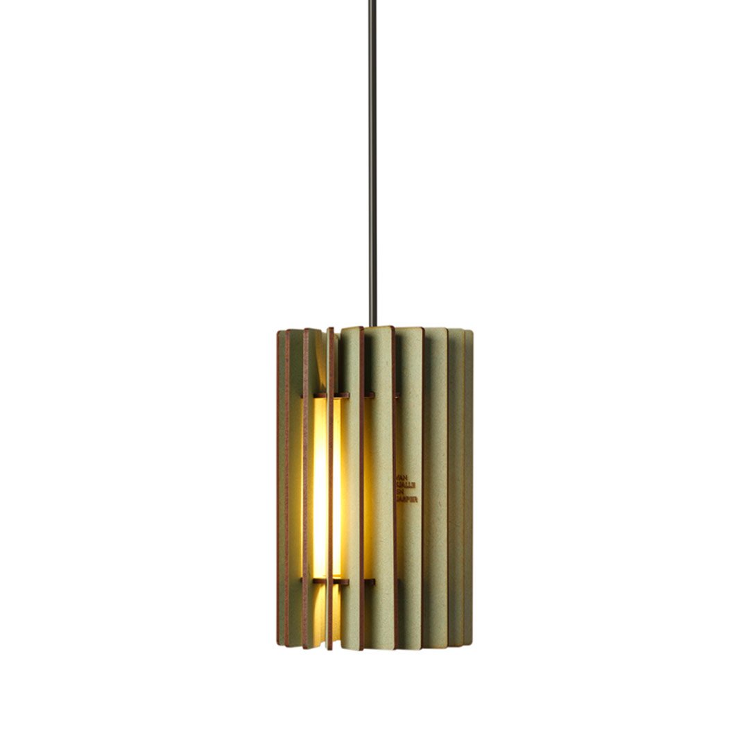 van Tjalle en Jasper - Zylinder hanglamp - Dirty Mint