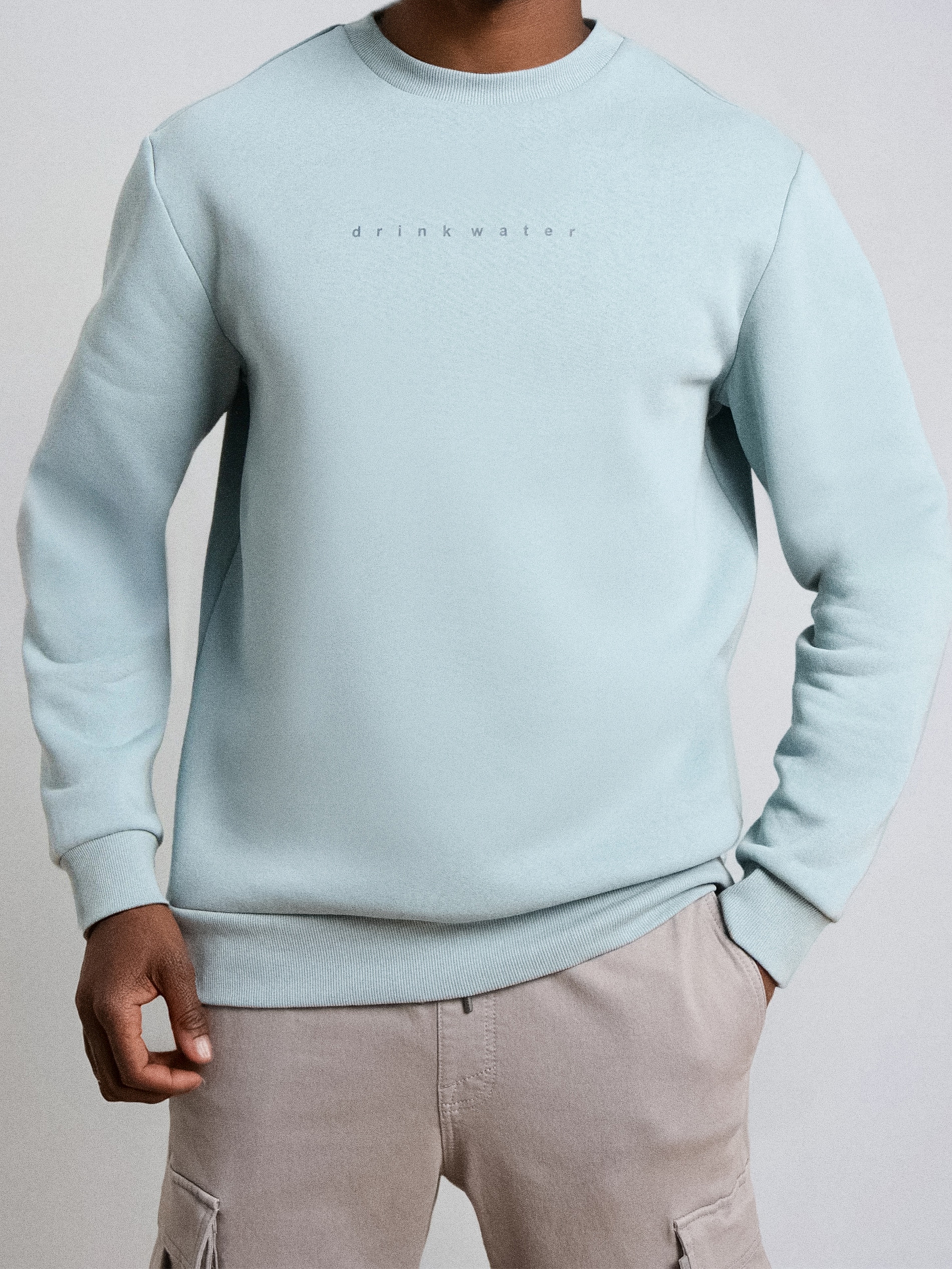 Bluza crewneck z napisem