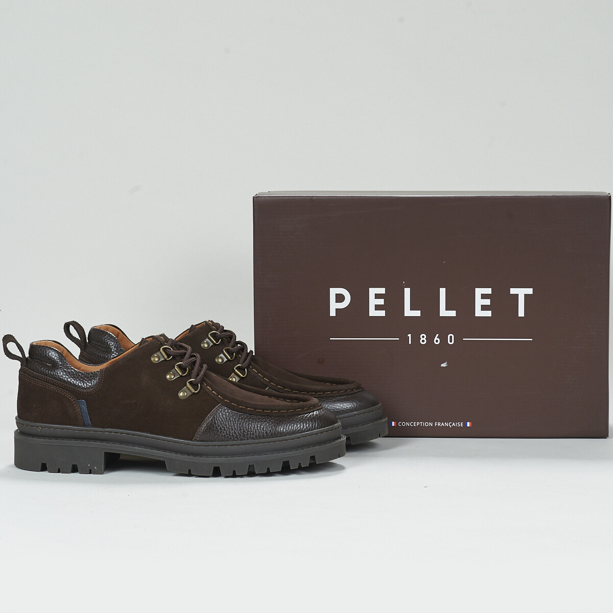 Pellet - CLAUS - Veal / Graine / Pull / Cup / Dark / Brown / Velvet / Dark / Brow