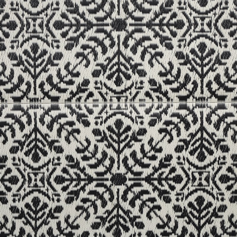 Buitenkleed ethnic - zwart - 200x300 cm
