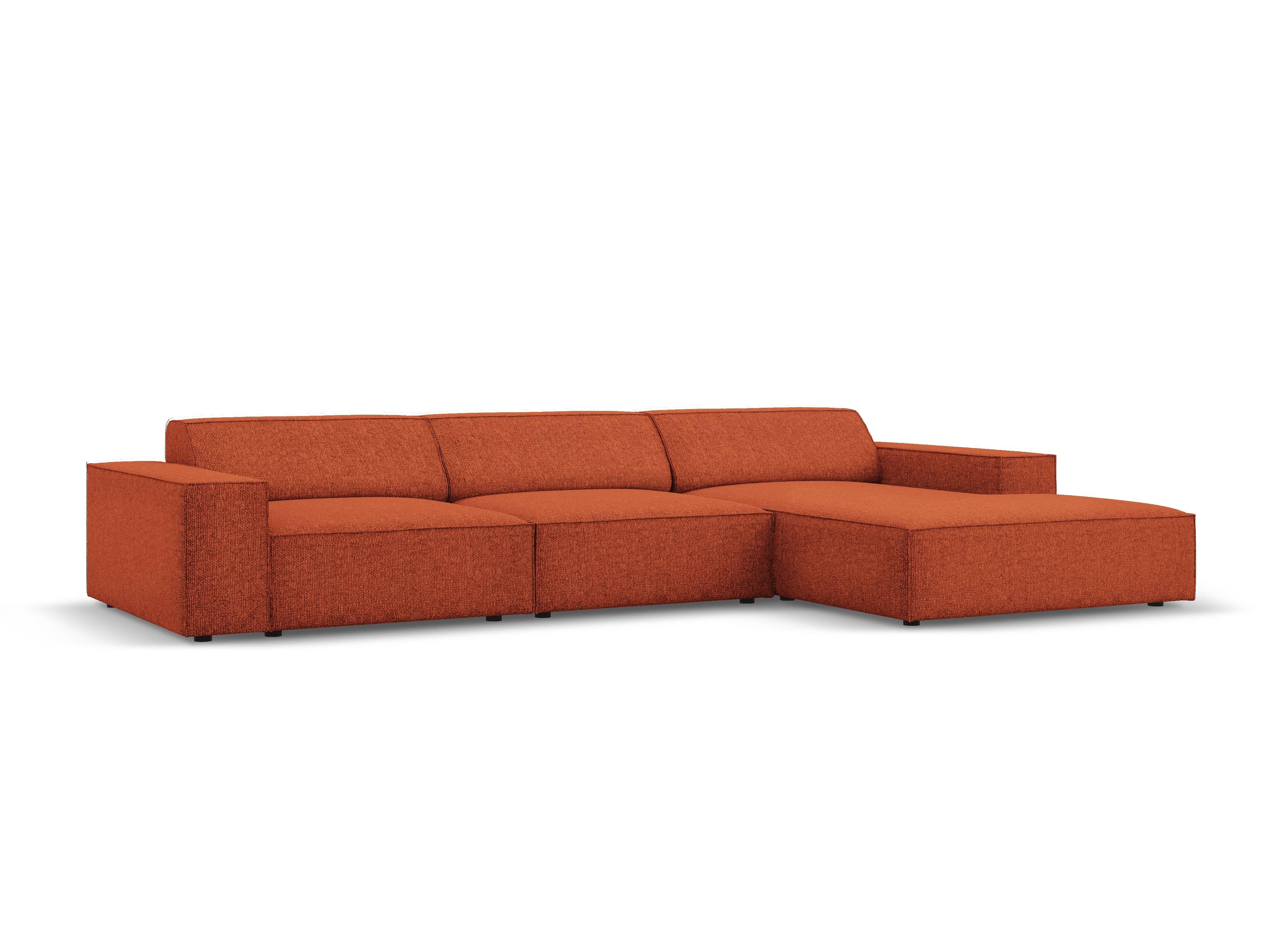 4-zitshoekbank Jodie rechts chenille