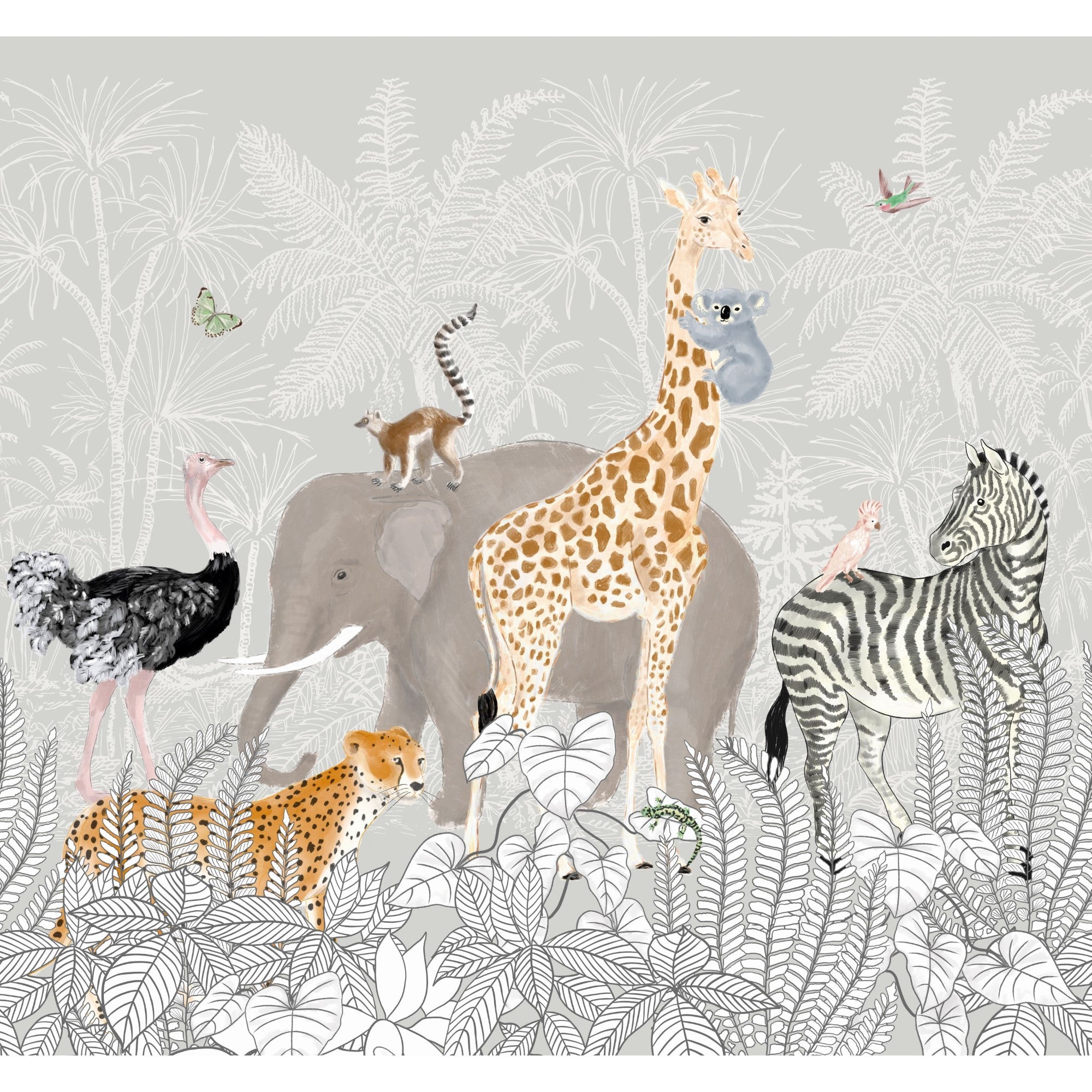 Superfresco Easy Fotobehang - Kids Jungle - 280x300cm