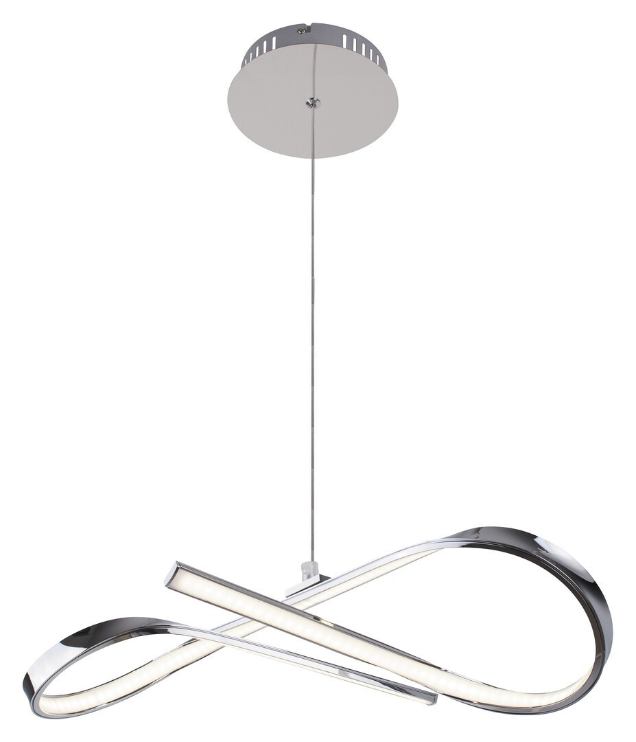Lampa wisząca Aniela chromowana LED 1x20W Neutralna biel 1600lm Rabalux