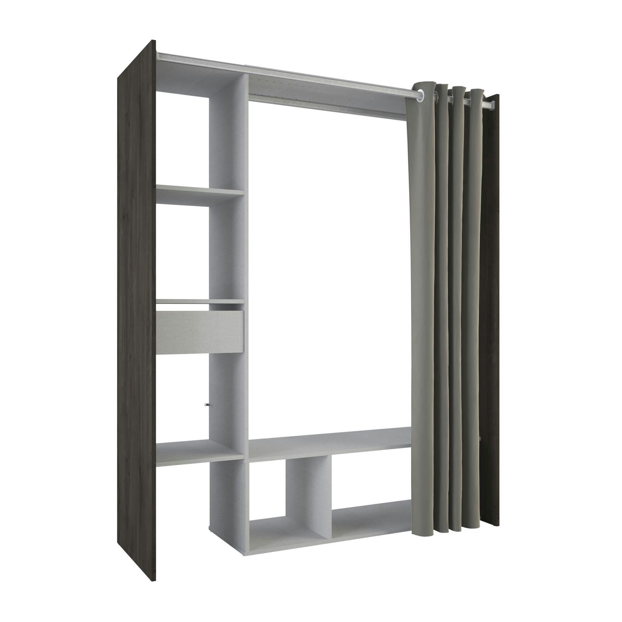 CESAR - Dressing extensible effet bois