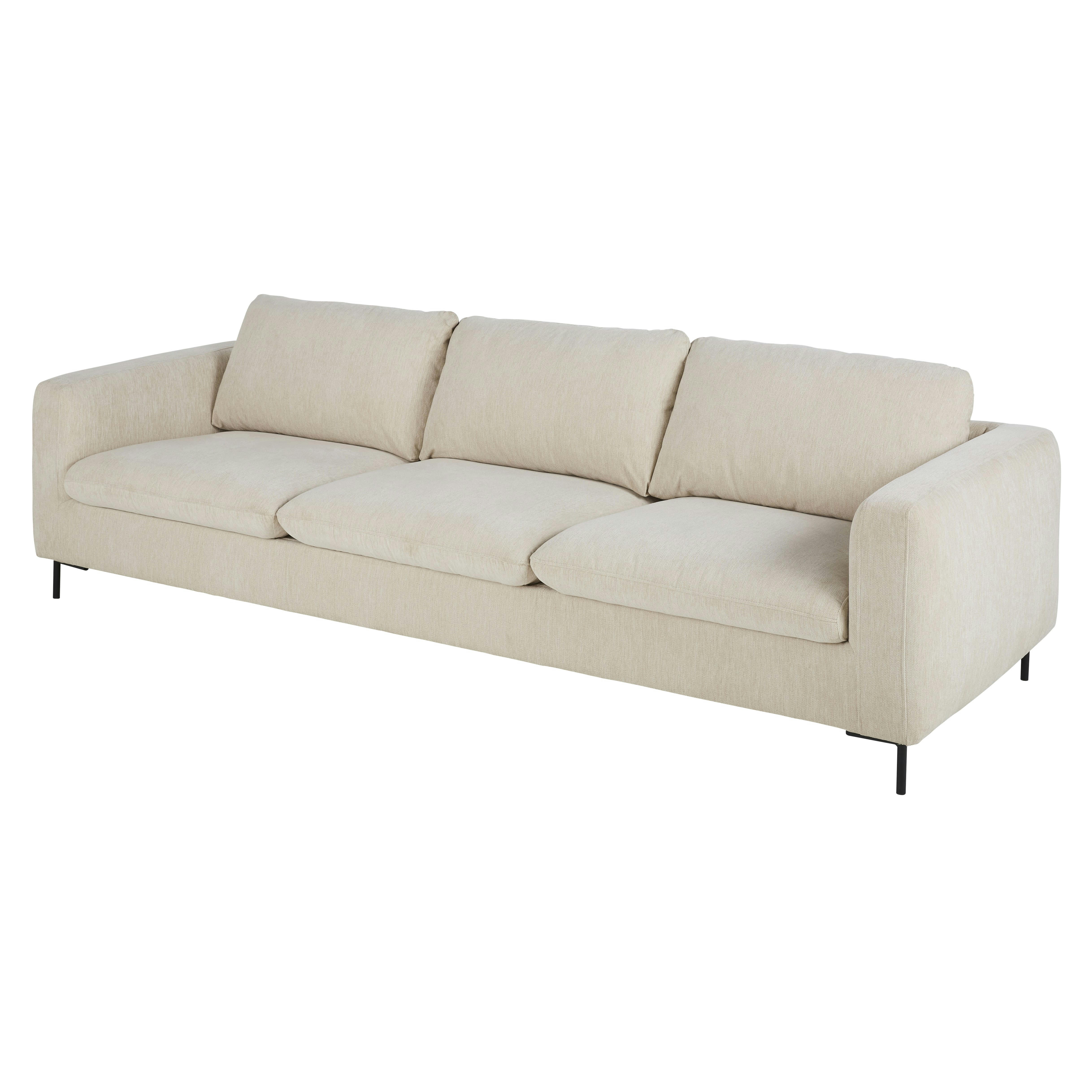 City - Canapé 3 places beige