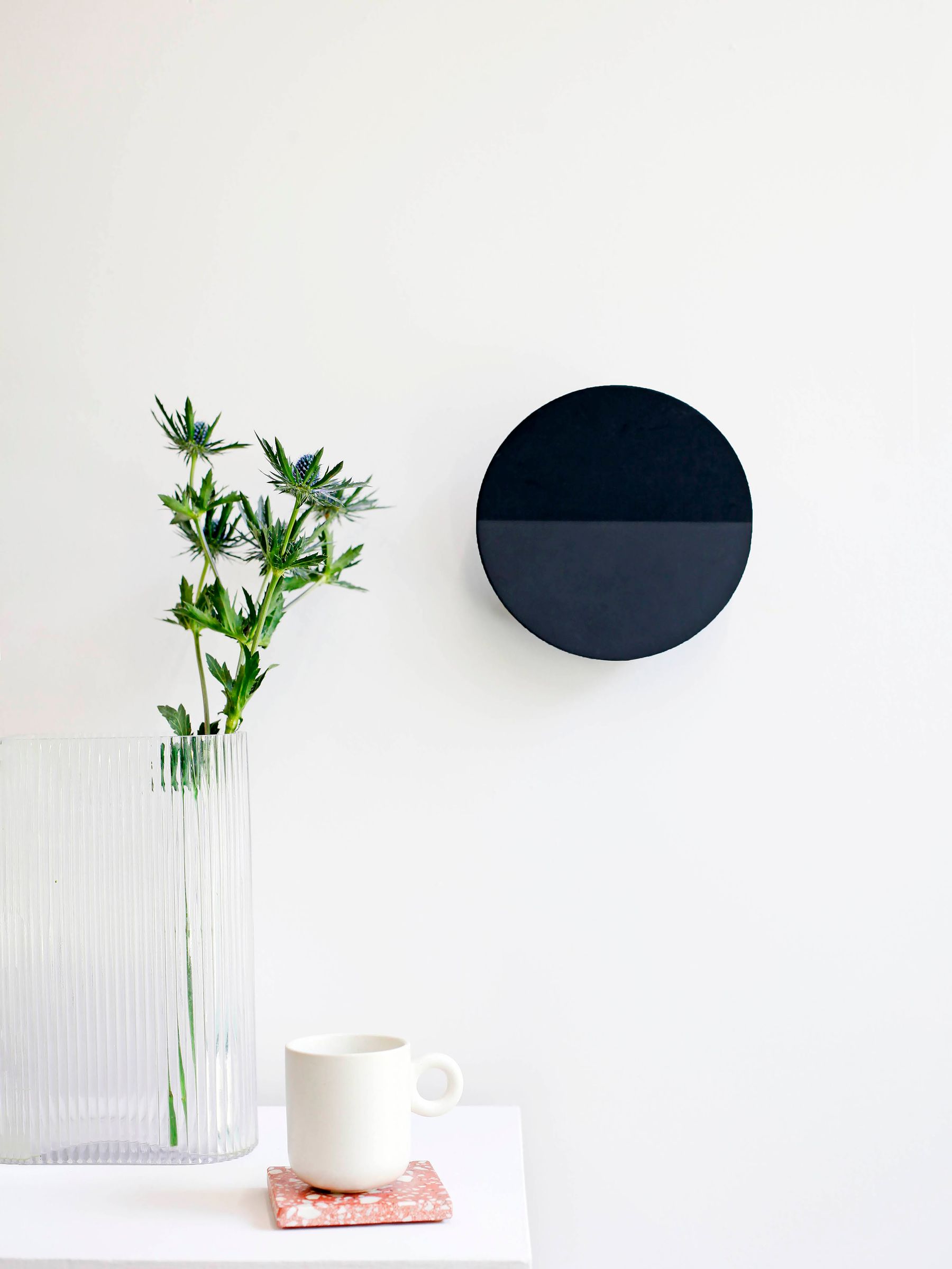 Houseof. Grey Round Diffuser Wall Light