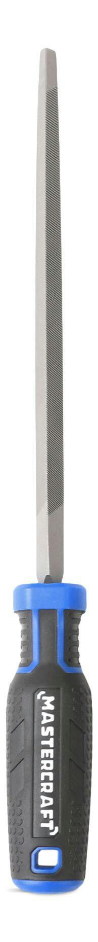Mastercraft Slim Taper File, Single Cut, Ergonomic Handle, High Carbon Steel, 6-in