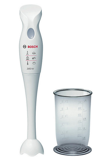 Mixeur plongeant - BOSCH MSM6B150 - Blanc - 300 W - Turbo