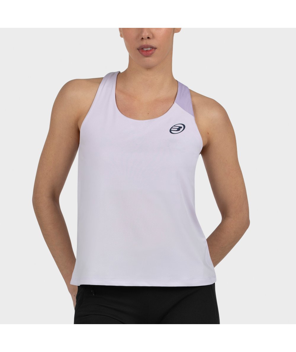 CAMISETA BULLPADEL PADO LILA PASTEL