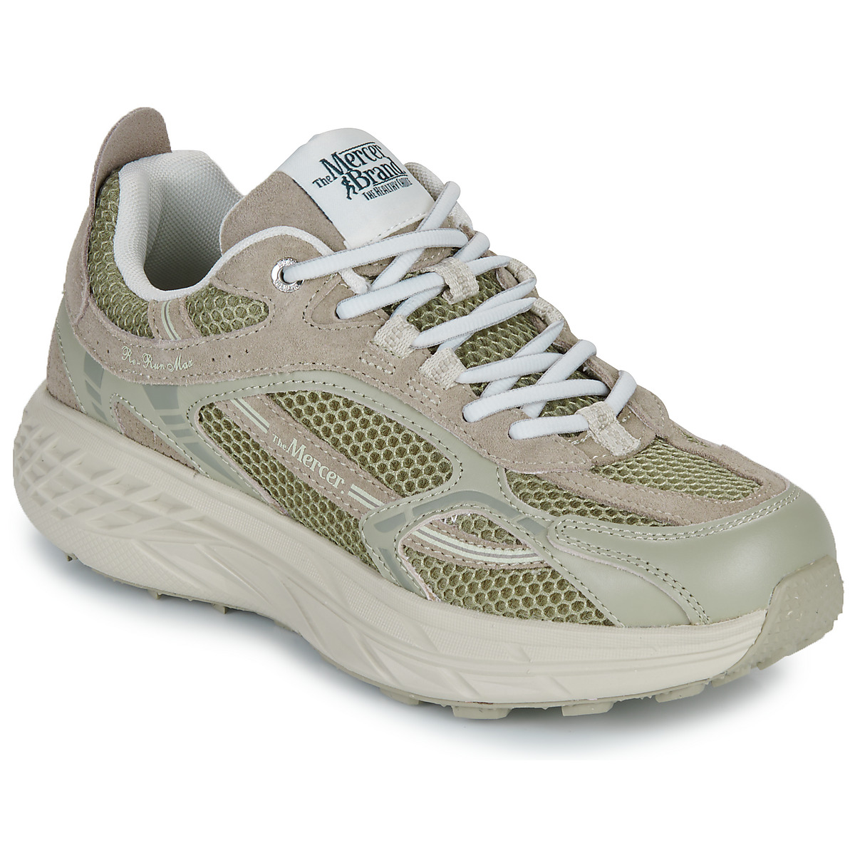 The Mercer Brand - THE RE RUN MAX SUEDE - Beige / Gold