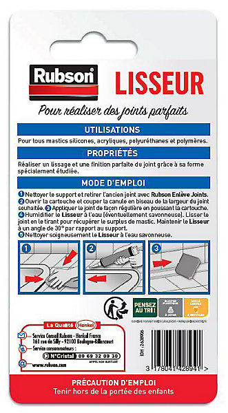 Lisseur de joint salle de bain Rubson