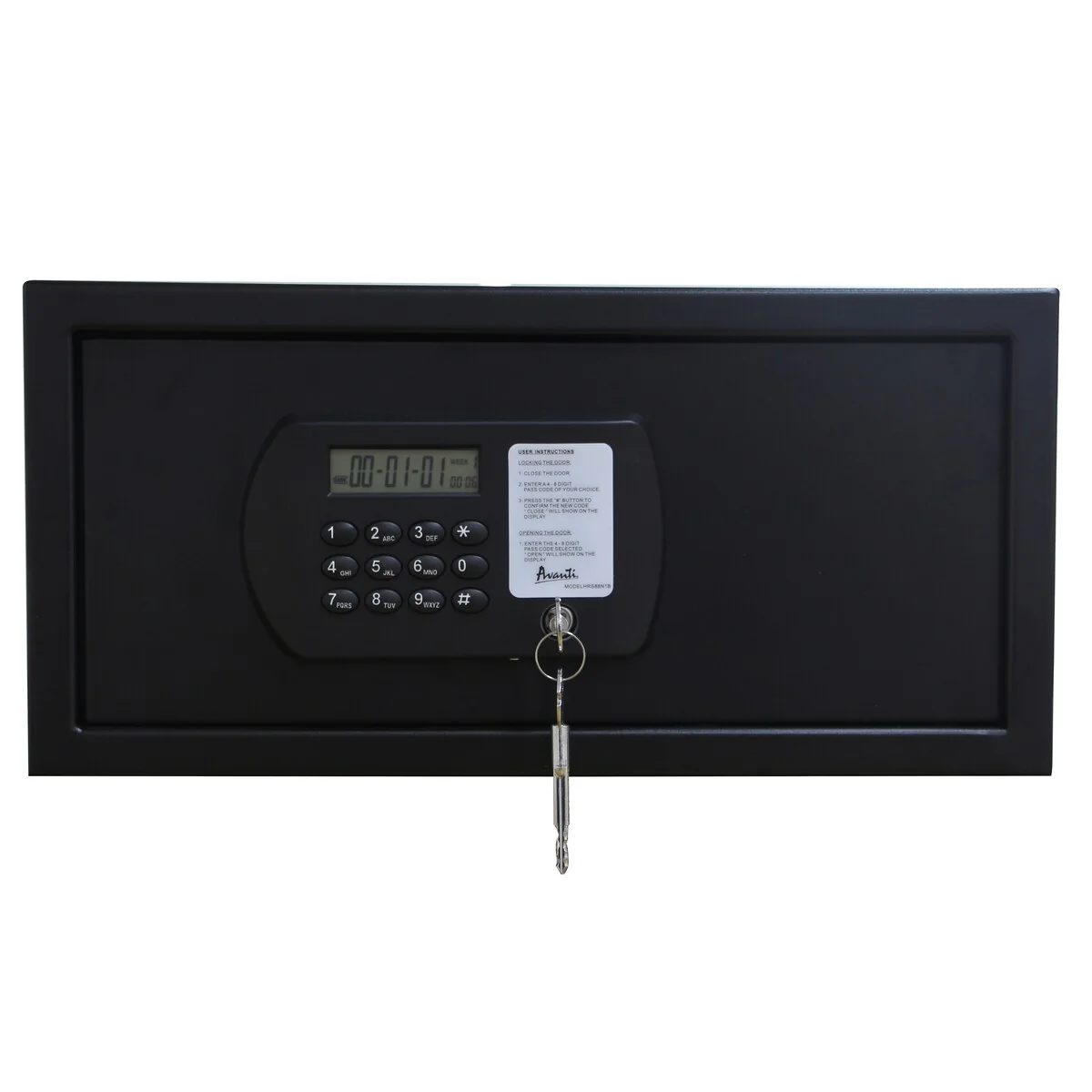 Avanti 0.88 cu. ft. Programmable Room Safe, in Black