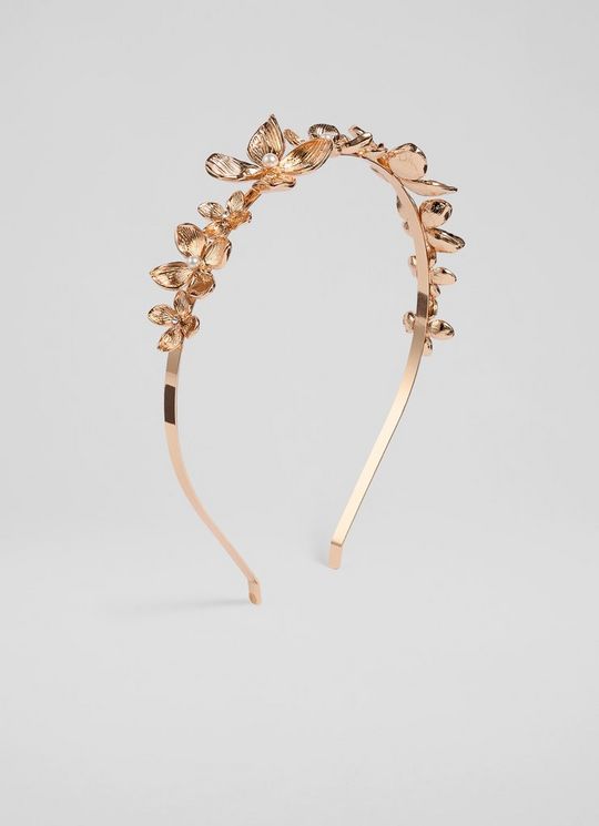 Ambella Gold Posie Flower Headband
