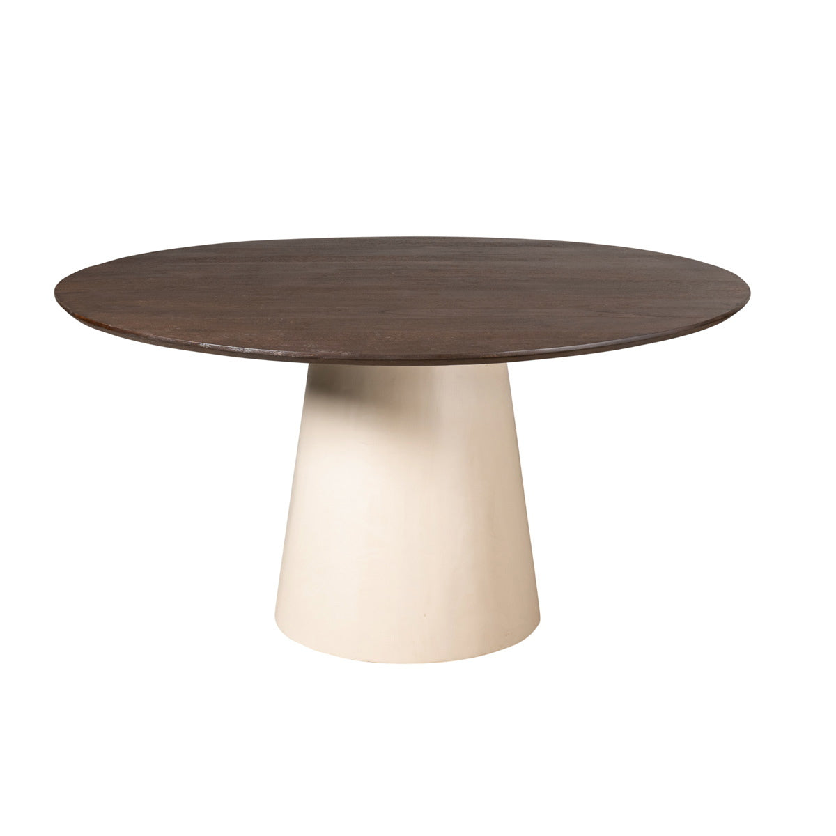 StarFurn Eettafel Madison - Rond Bruin Hout - 130x130x76cm