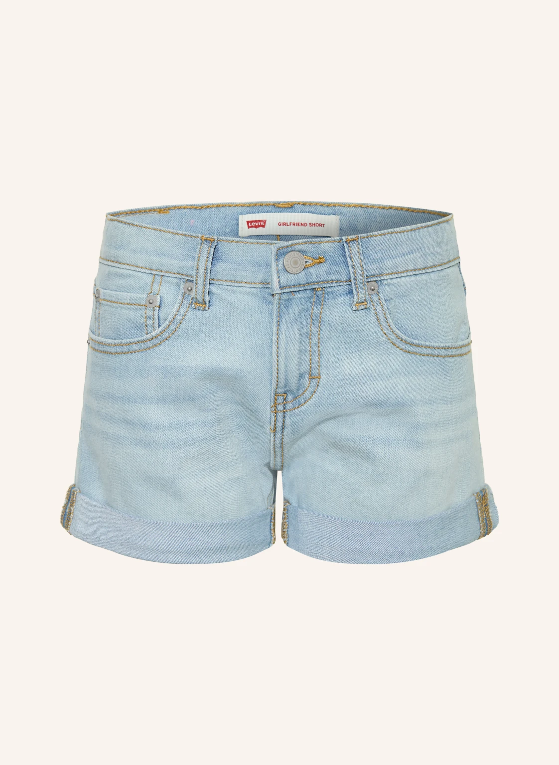Levi's® Jeansshorts GIRLFRIEND SHORT Slim Fit