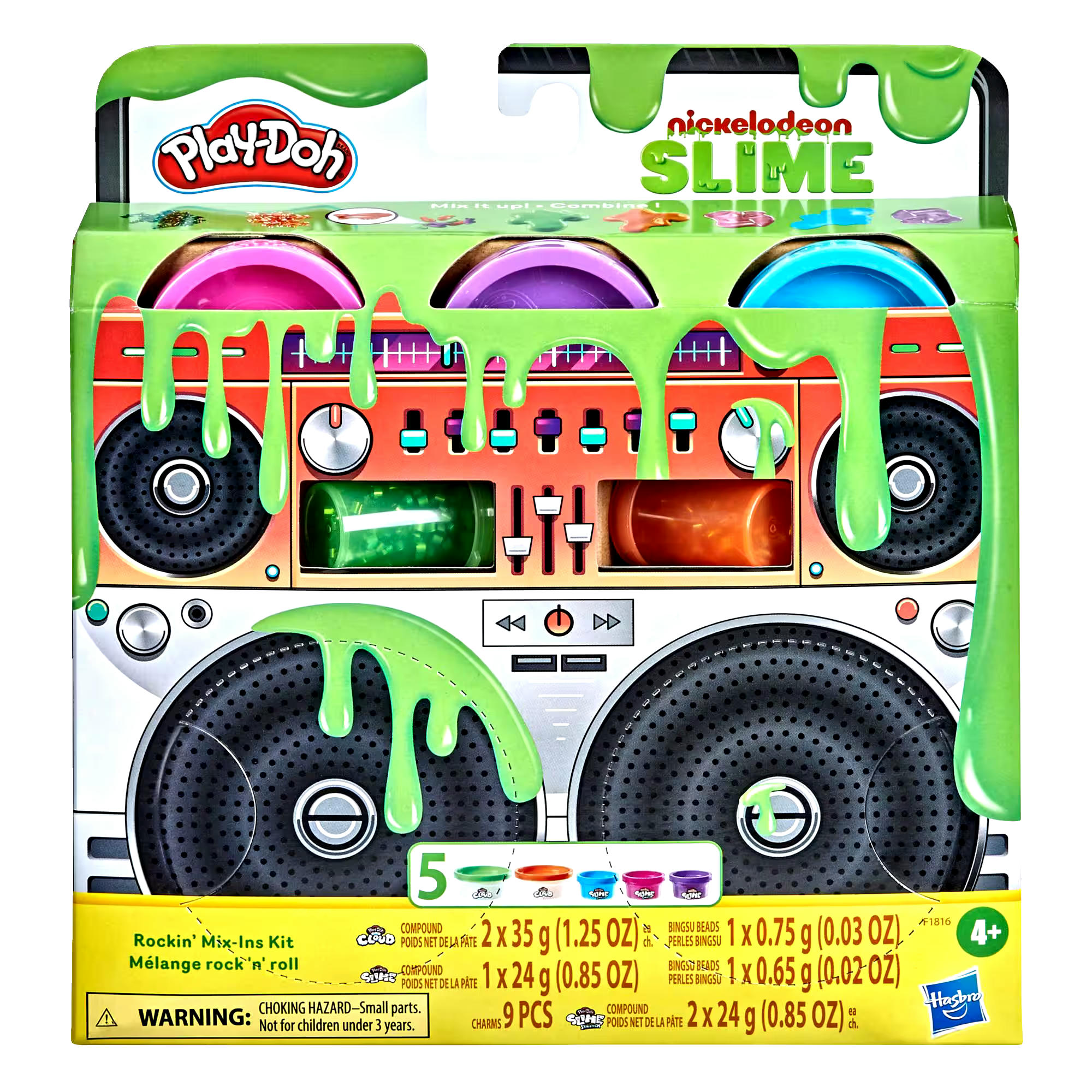 Play-Doh Nickelodeon Slime Kit, Ages 4+