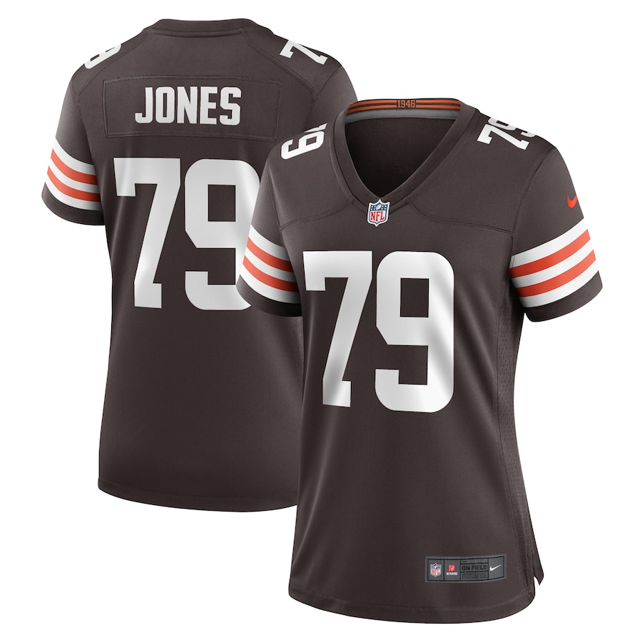 Dawand Jones Cleveland Browns Nike Women's Team Game Jersey -  Brown