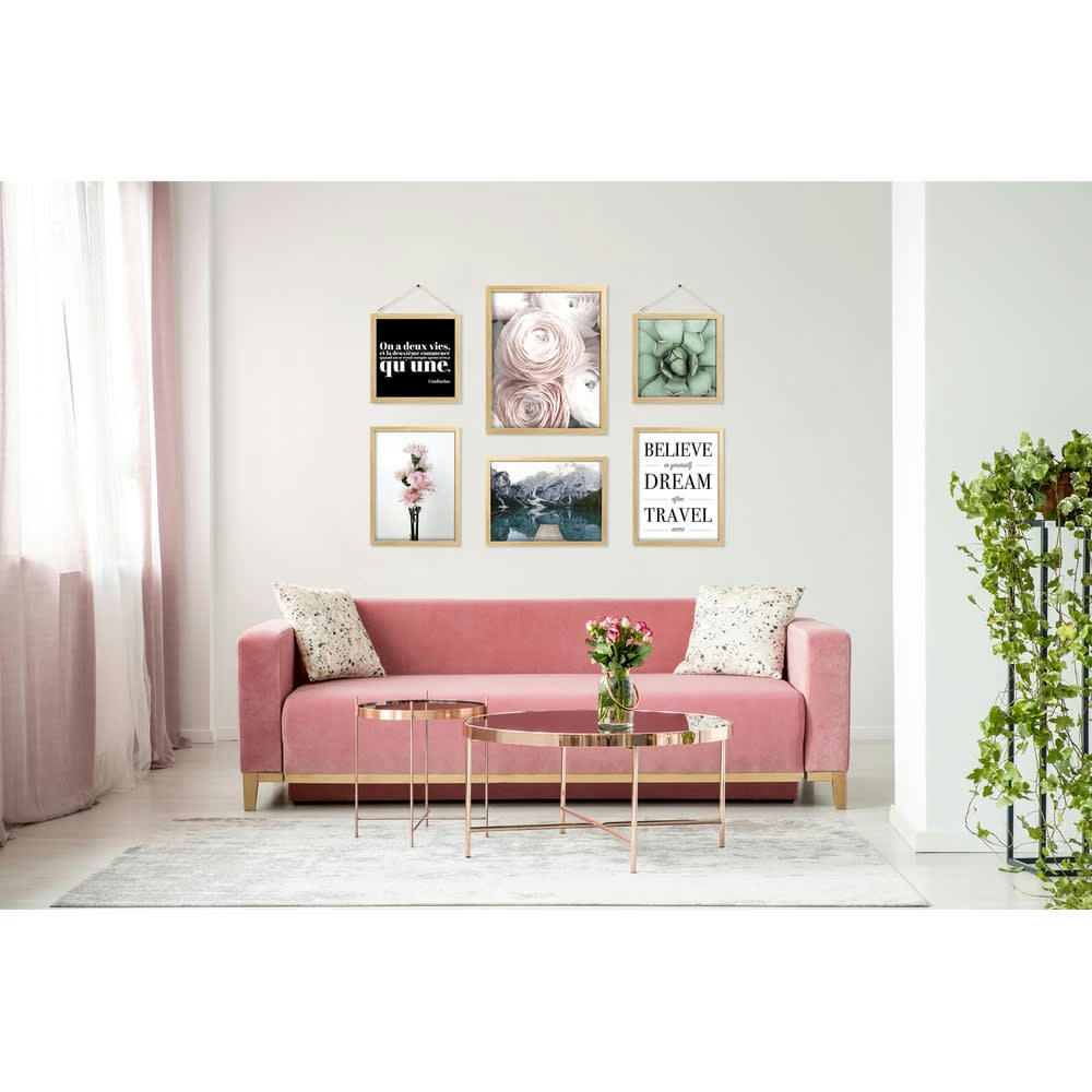 NATURE - Image encadrée baguette en bois FSC recyclable 30x40