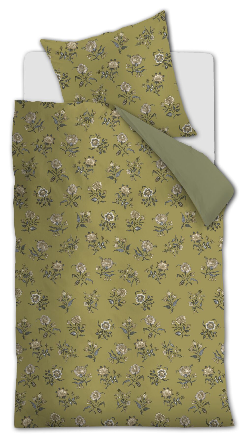 At Home by BeddingHouse Bygone - 140 x 200/220 cm - Olive Green