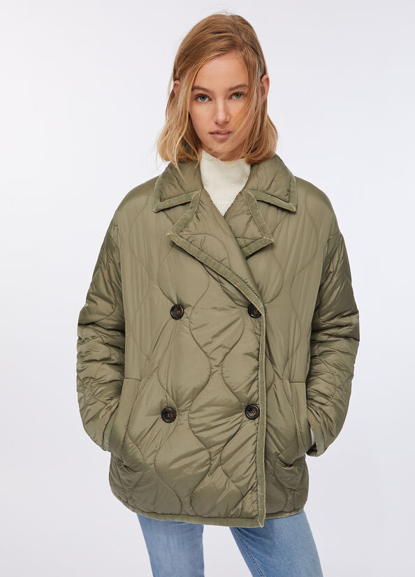 Caban in nylon trapuntato