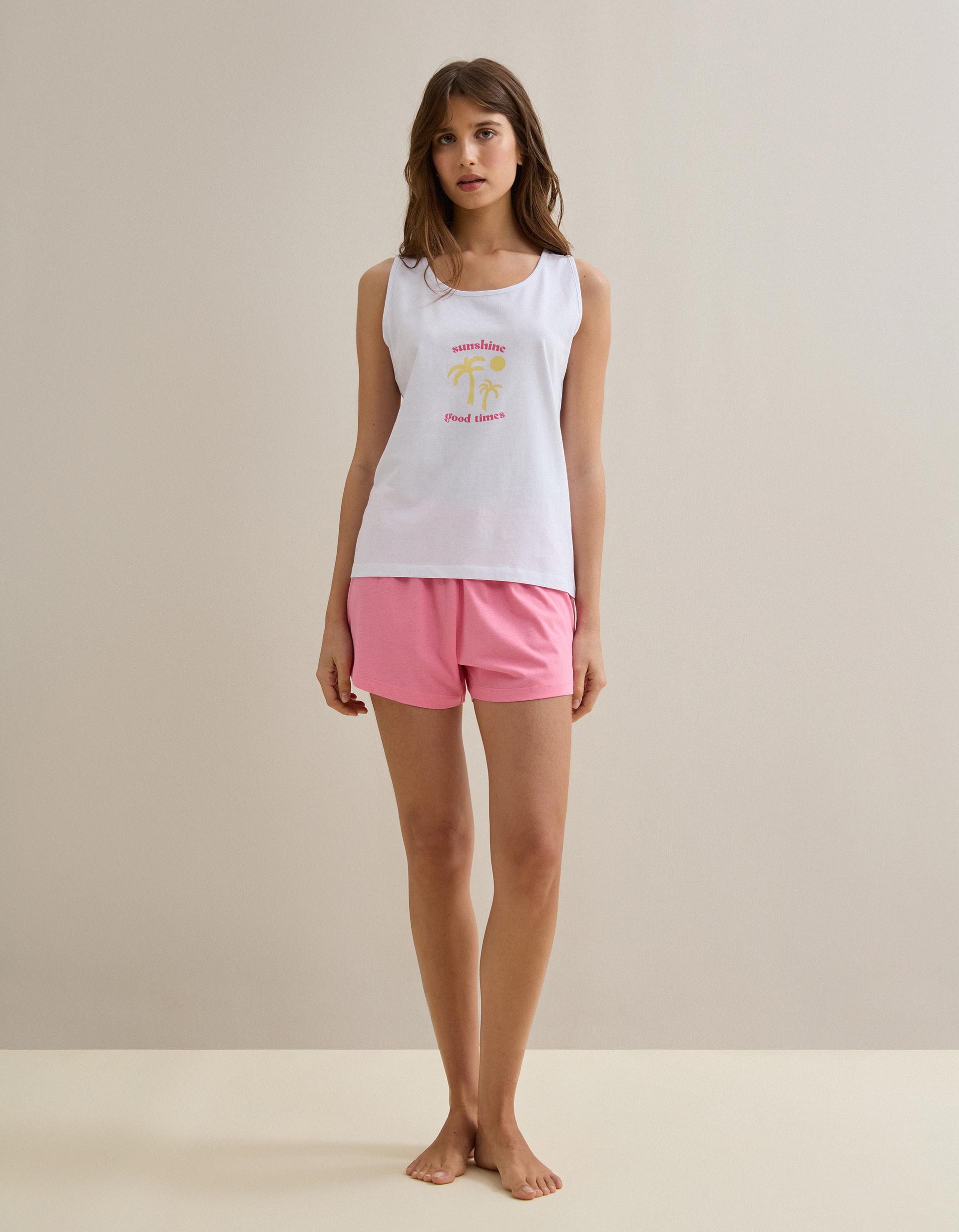 Pijama, Mulher, Branco
