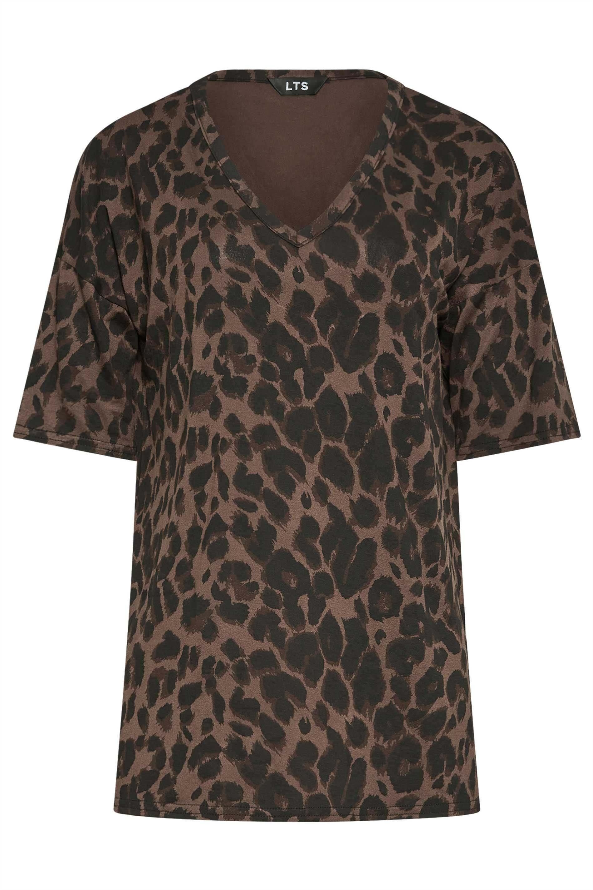 Long Tall Sally Tall Leopard Print Top