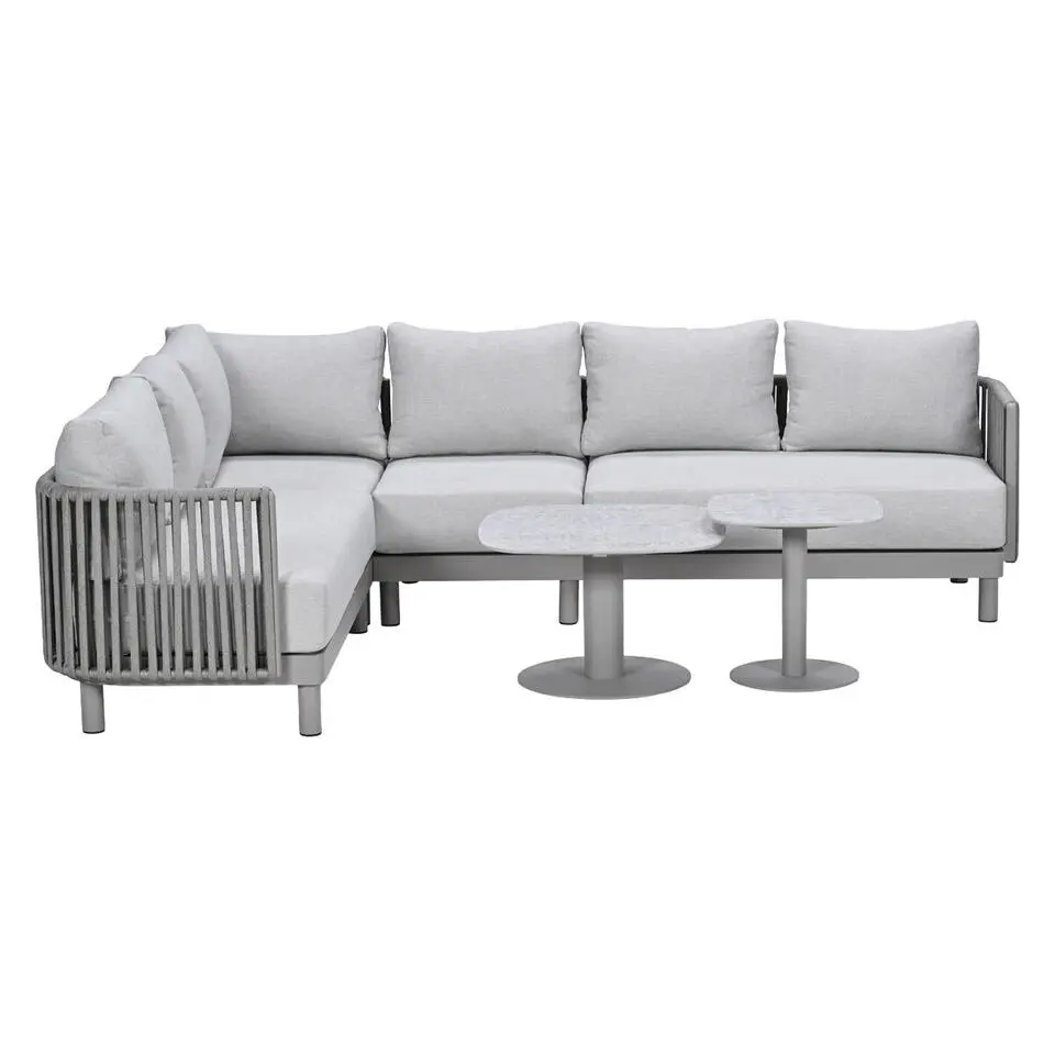 Garden Impressions Andong loungeset hoek 6-delig - taupe
