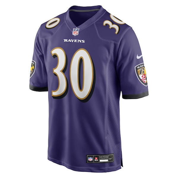 Reuben Lowery III Baltimore Ravens Nike Team Game Jersey -  Purple