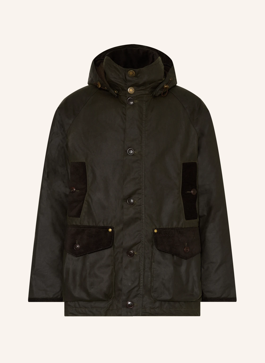 Barbour Parka BEAUFORT WAX mit abnehmbarer Kapuze