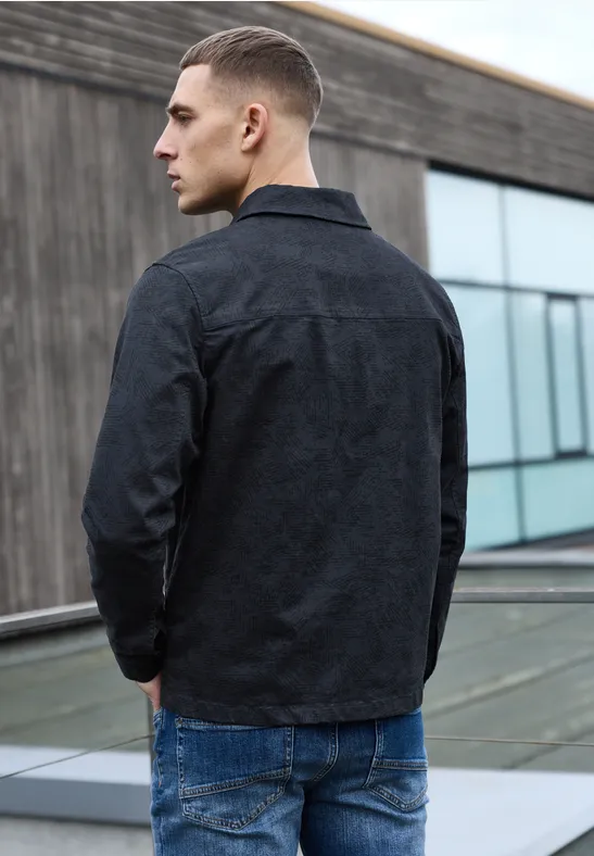 Overshirt im Washed-Look