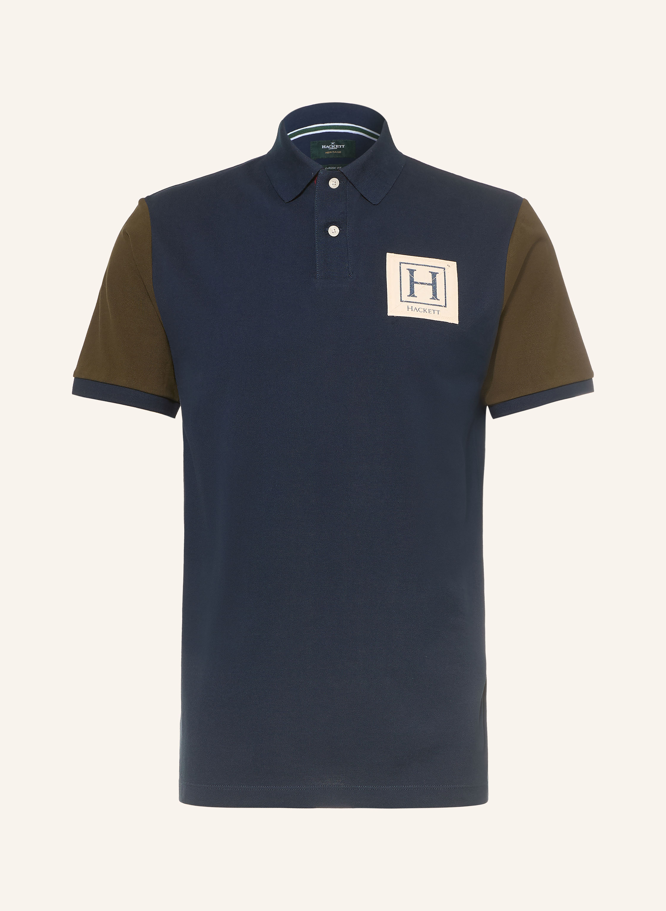HACKETT LONDON Piqué-Poloshirt HERITAGE