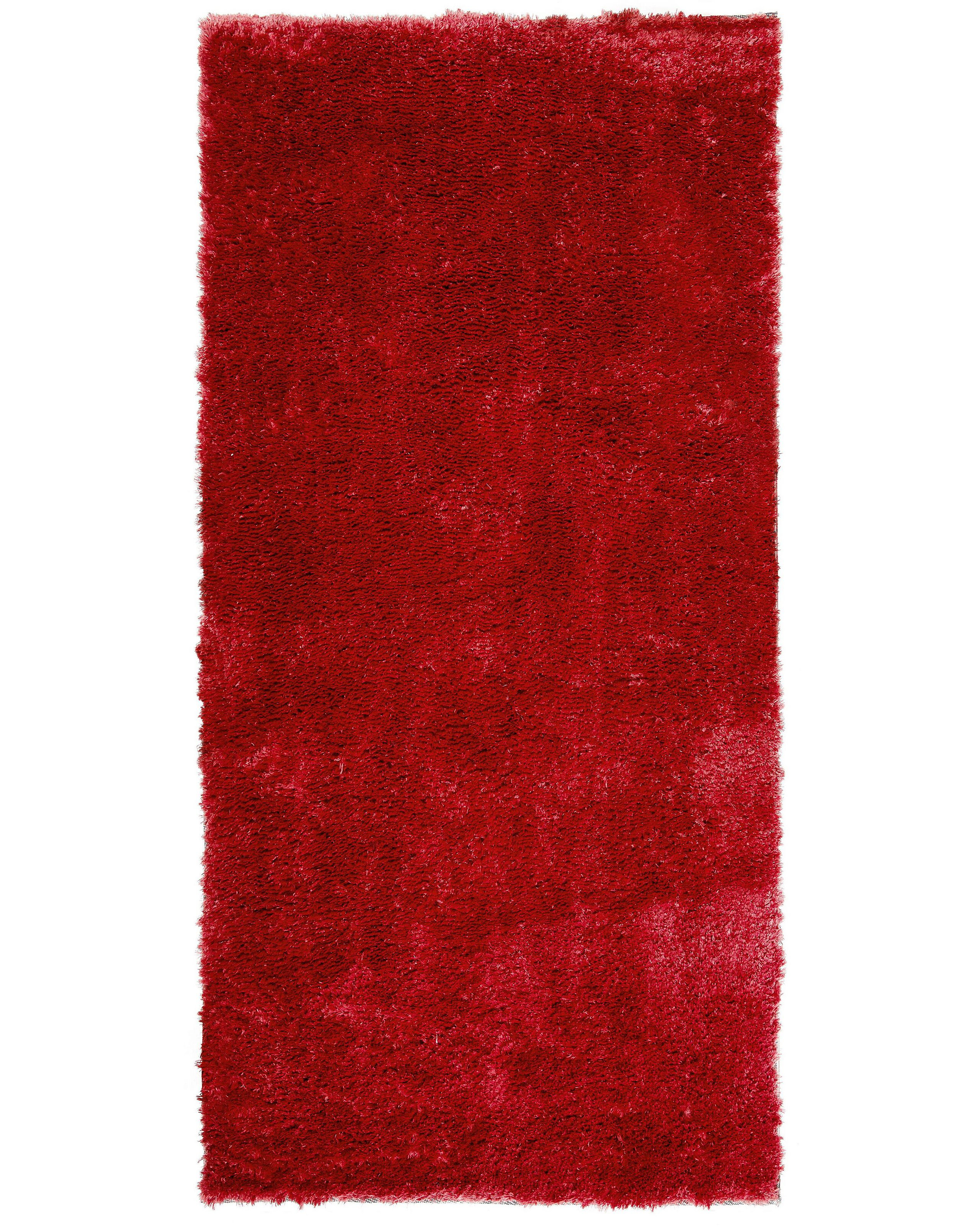 Dywan shaggy gruby 80x150 cm czerwony