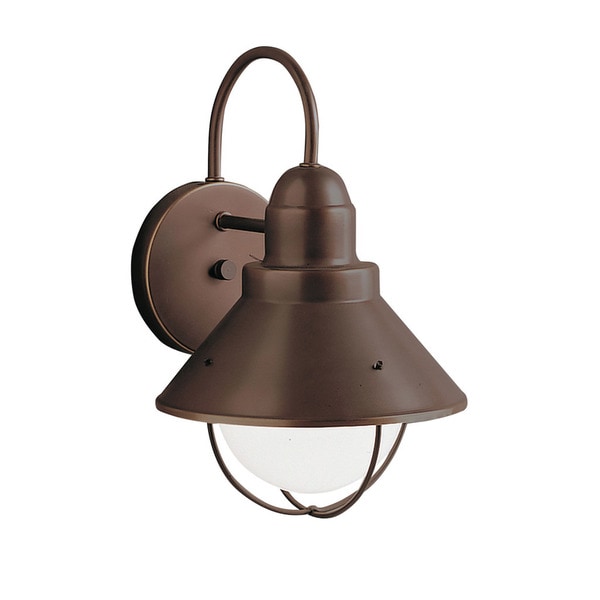 Kichler Lighting Seaside Collection 1-light Olde Bronze Outdoor Wall Lantern