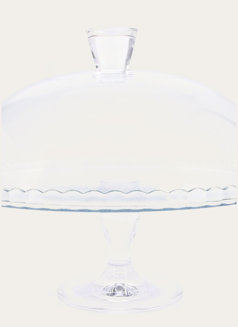 SERVITEUR à GÂTEAUX TRANSPARENT