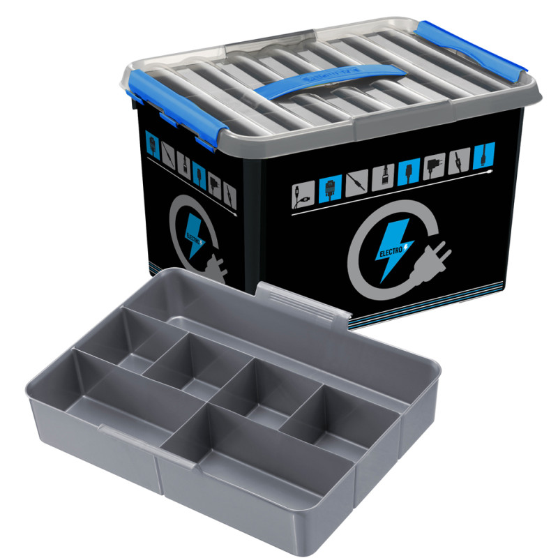 Box de rangement Q-line Electrobox 22 L SUNWARE