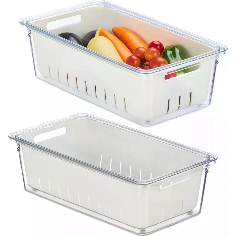 Behälter 2er-Set Kühlschrankorganizer
