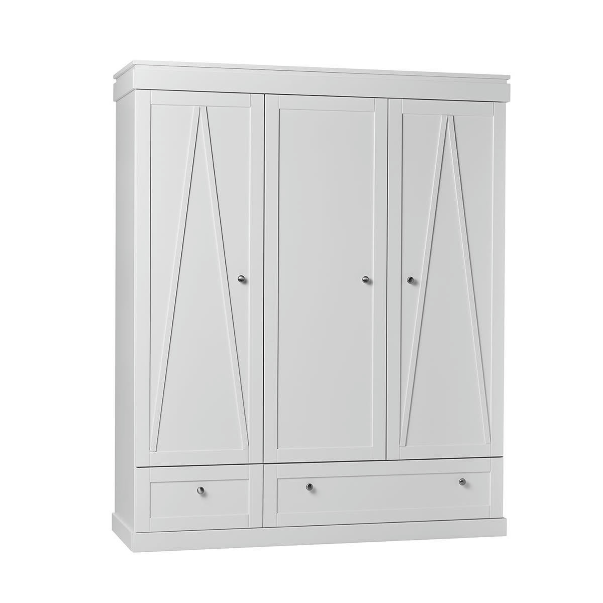 MARIE - Armoire 3 portes blanc