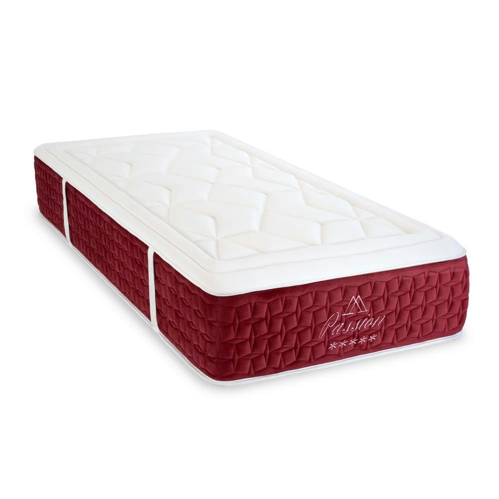 PASSION - Matelas à Ressorts ensachés et à Mémoire de forme 90 x200