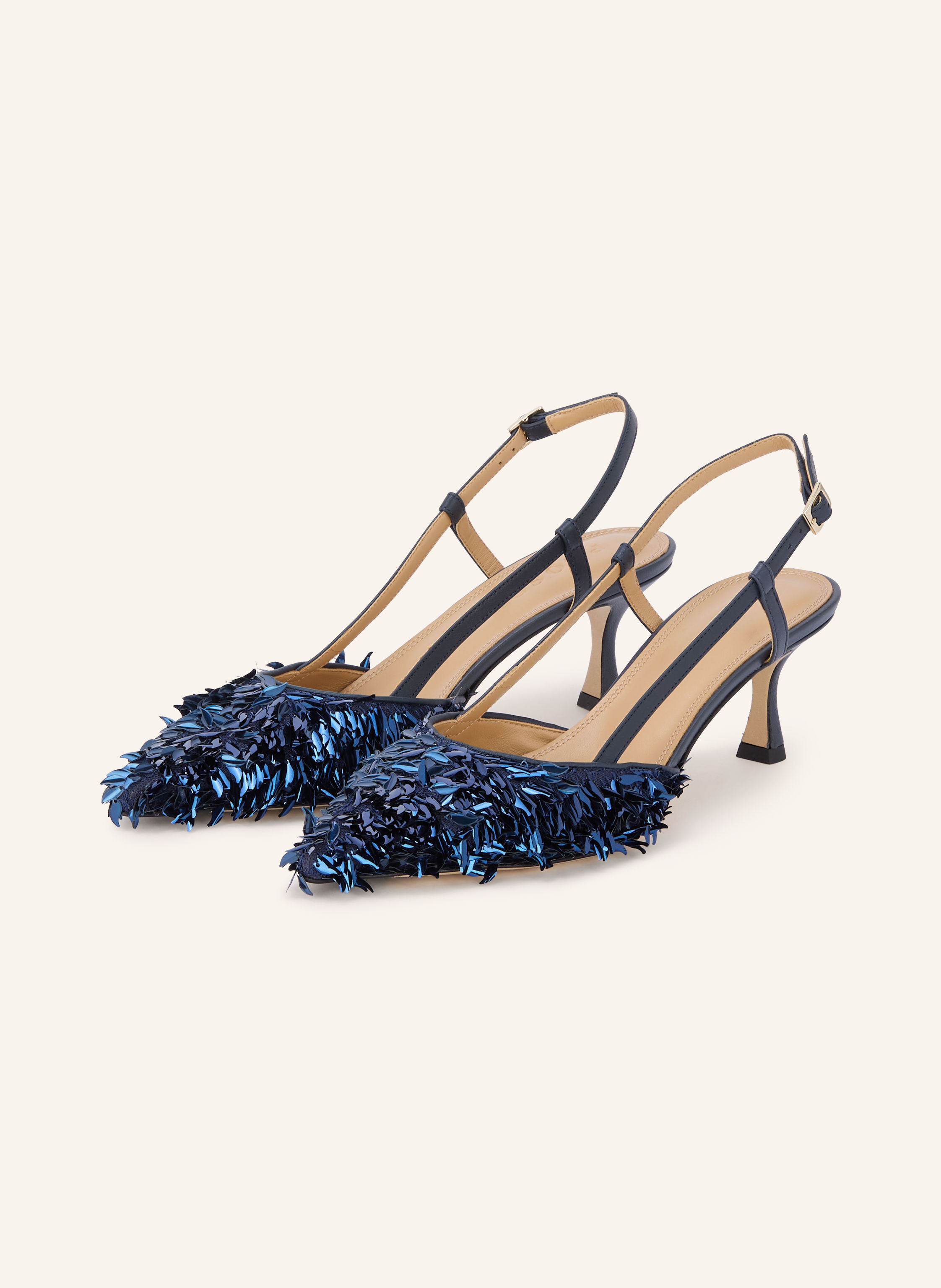 PROSPERINE Slingpumps mit Pailletten