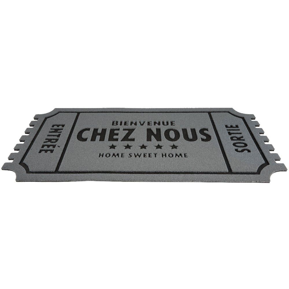 Paillasson antidérapant design Bienvenue Chez Nous