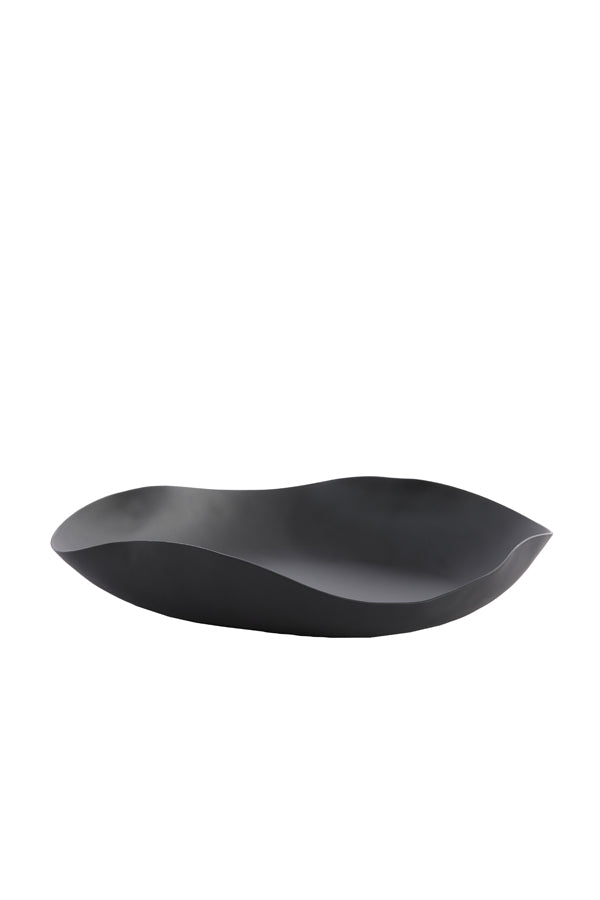 Light & Living schaal ANZIO - 33x32x6.5cm - zwart