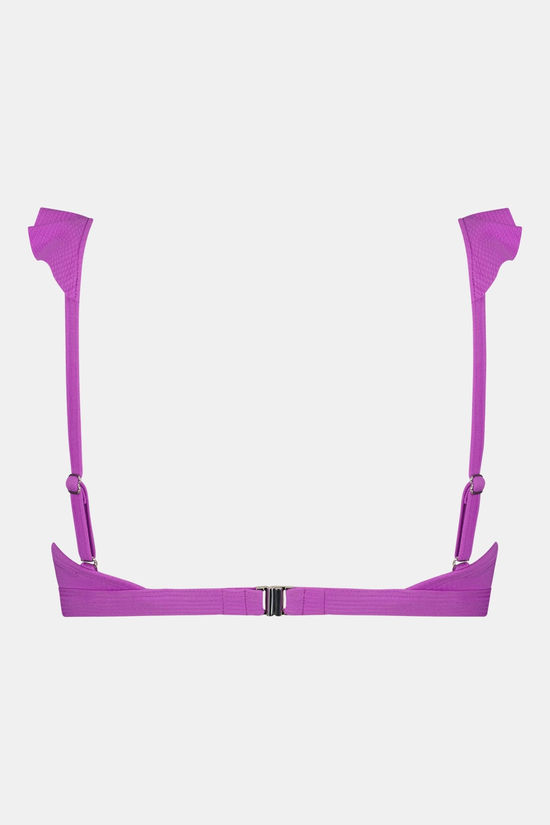 Beachlife Purple Flash Padded Wired Bikini Top