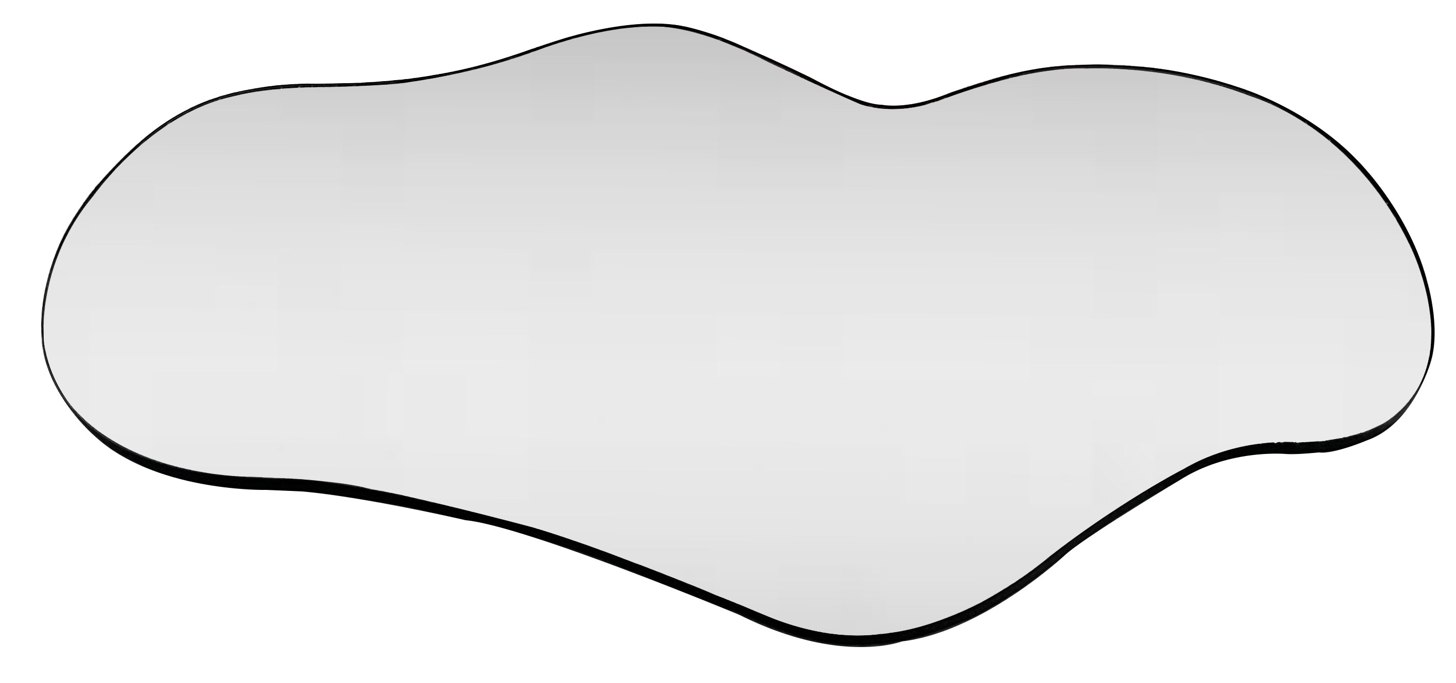 Fragix Avi Organische spiegel 120x62 Zwart