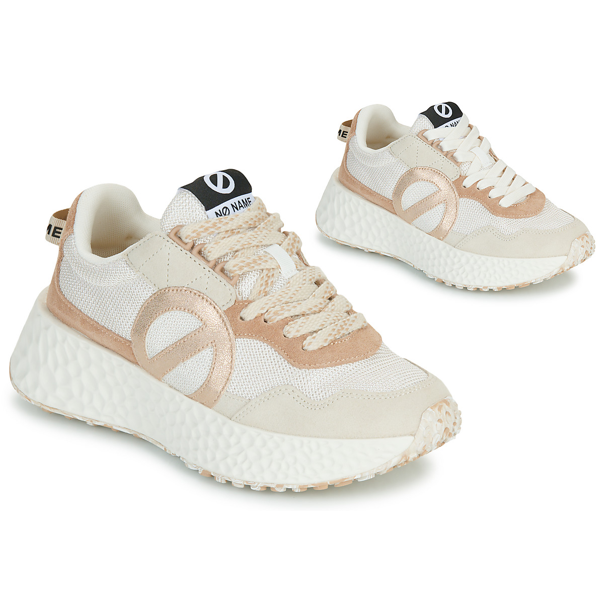 No Name - CARTER JOGGER W - Beige / Pink