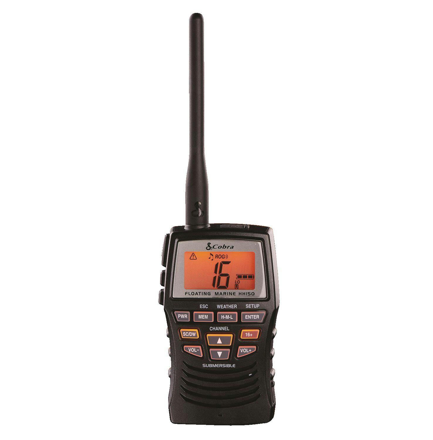 Cobra HH150 Handheld Floating Marine Two-Way Radio